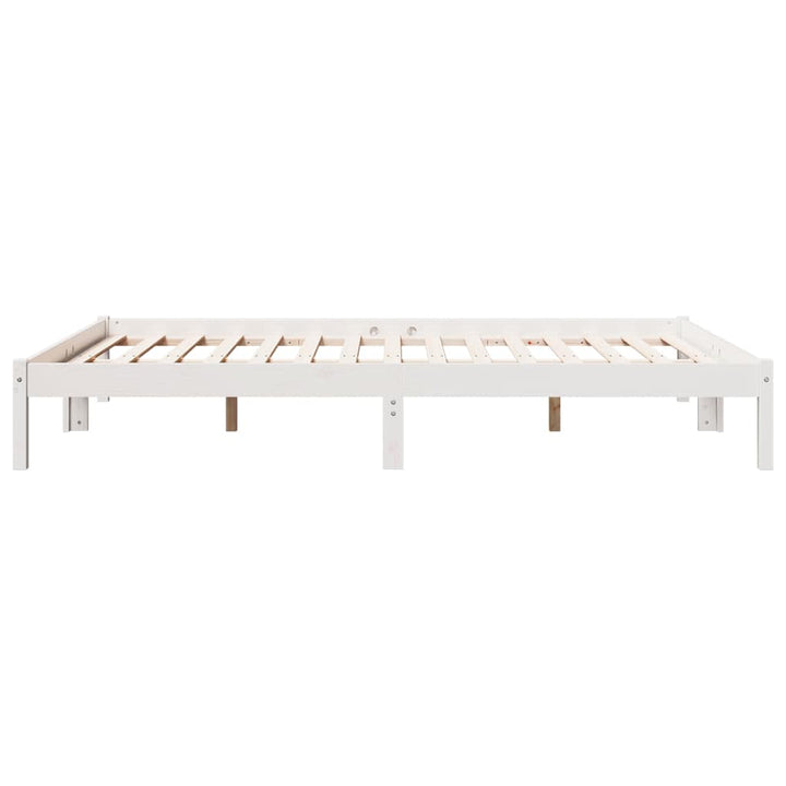 ekstra lang sengeramme uden madras 160x210 cm massivt fyrretræ