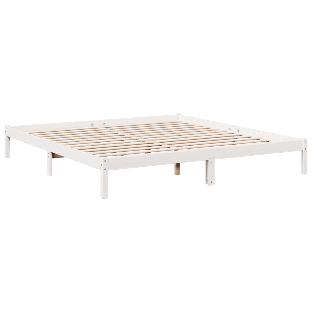 ekstra lang sengeramme uden madras 180x210 cm massivt fyrretræ