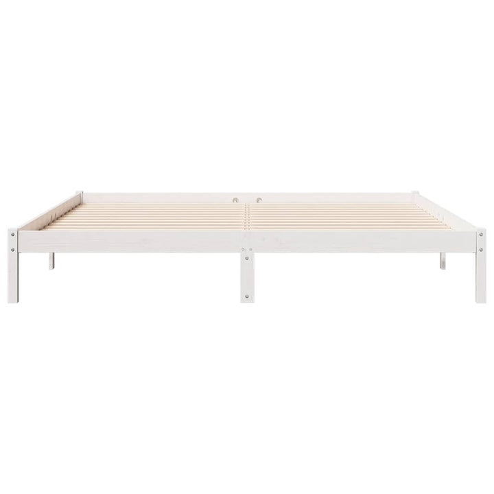 ekstra lang sengeramme uden madras 180x210 cm massivt fyrretræ