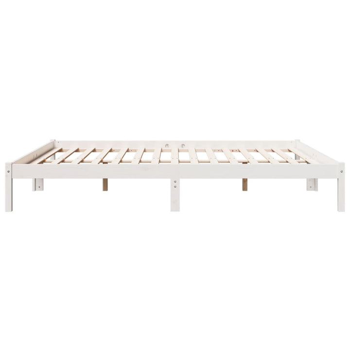 ekstra lang sengeramme uden madras 180x210 cm massivt fyrretræ