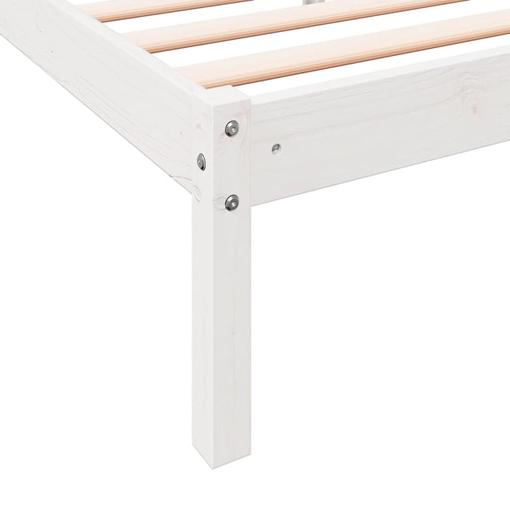 ekstra lang sengeramme uden madras 180x210 cm massivt fyrretræ