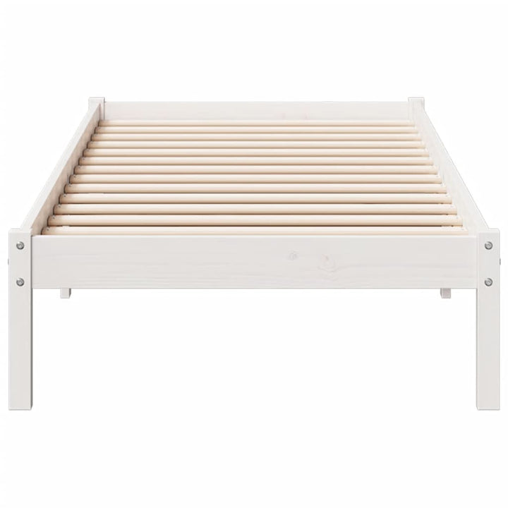ekstra lang sengeramme uden madras 80x220 cm massivt fyrretræ