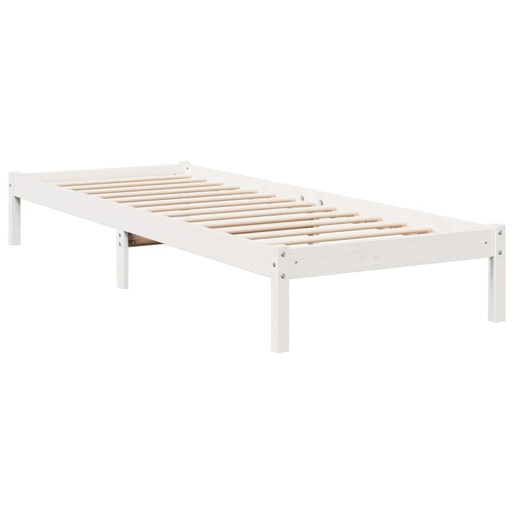 ekstra lang sengeramme uden madras 80x220 cm massivt fyrretræ