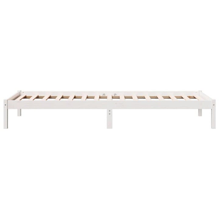ekstra lang sengeramme uden madras 100x220 cm massivt fyrretræ