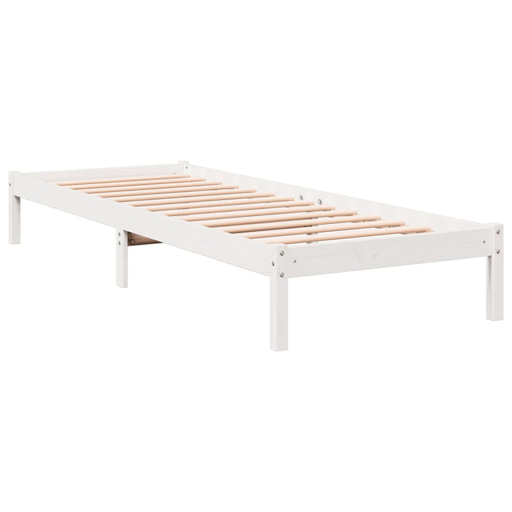 ekstra lang sengeramme uden madras 100x220 cm massivt fyrretræ