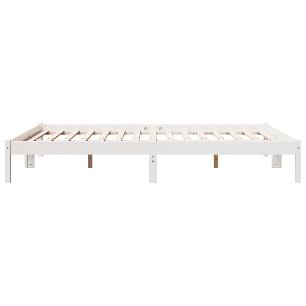 ekstra lang sengeramme uden madras 140x220 cm massivt fyrretræ
