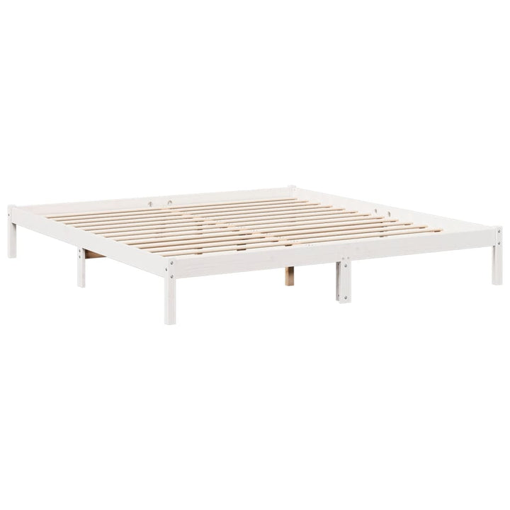 ekstra lang sengeramme uden madras 180x220 cm massivt fyrretræ