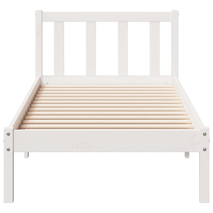 ekstra lang sengeramme uden madras 80x210 cm massivt fyrretræ