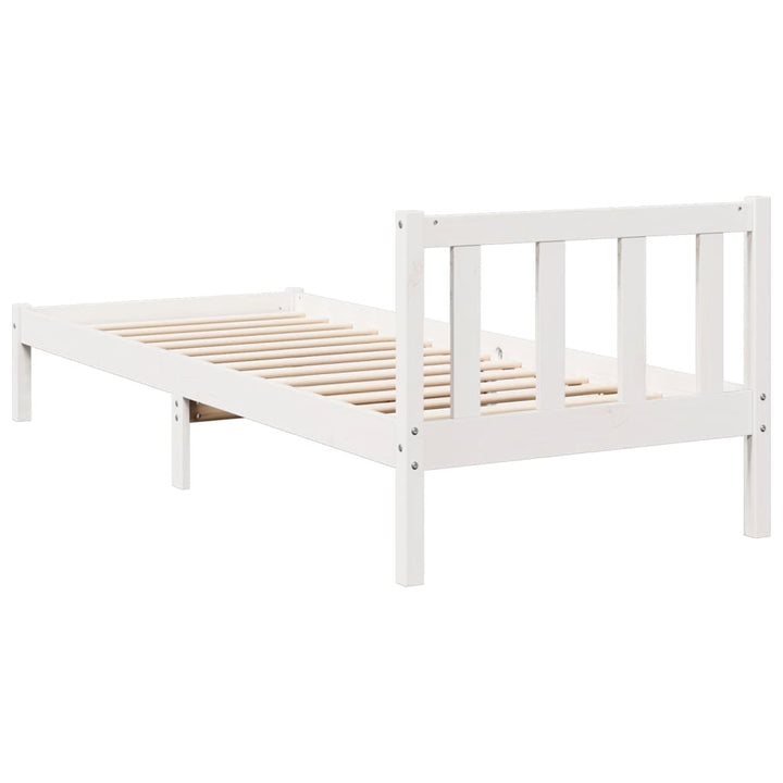 ekstra lang sengeramme uden madras 80x210 cm massivt fyrretræ