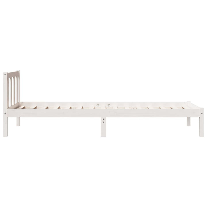 ekstra lang sengeramme uden madras 90x210 cm massivt fyrretræ