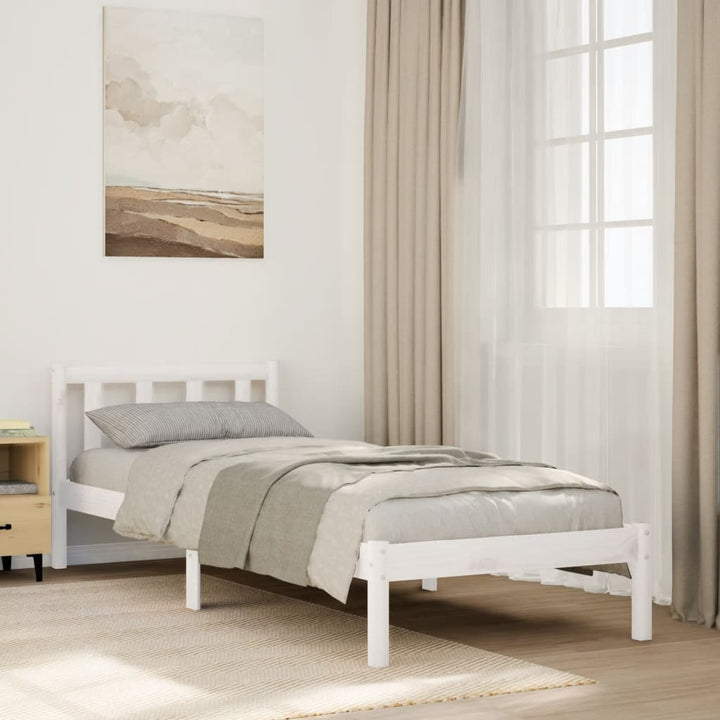ekstra lang sengeramme uden madras 90x210 cm massivt fyrretræ
