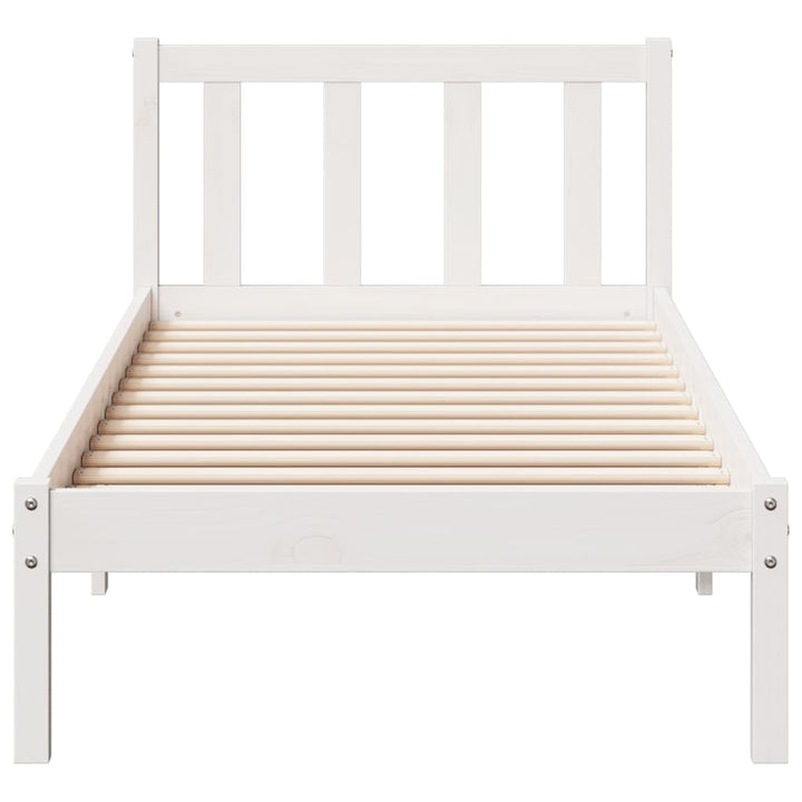 ekstra lang sengeramme uden madras 100x210 cm massivt fyrretræ