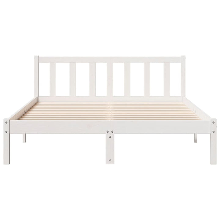 ekstra lang sengeramme uden madras 160x210 cm massivt fyrretræ