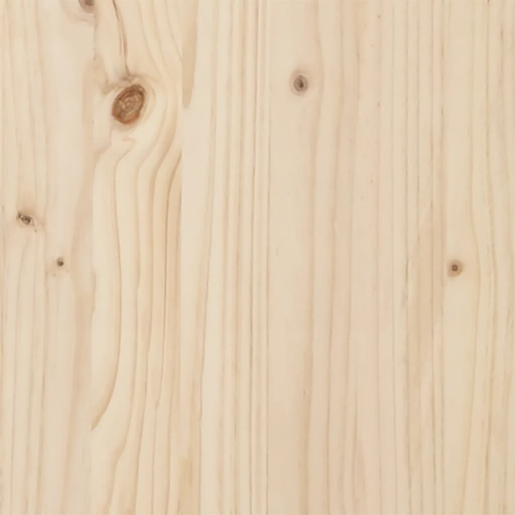 ekstra lang sengeramme uden madras 180x210 cm massivt fyrretræ