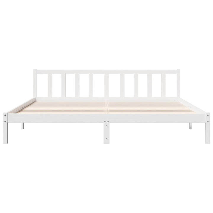 ekstra lang sengeramme uden madras 180x210 cm massivt fyrretræ