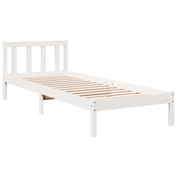 ekstra lang sengeramme uden madras 80x220 cm massivt fyrretræ