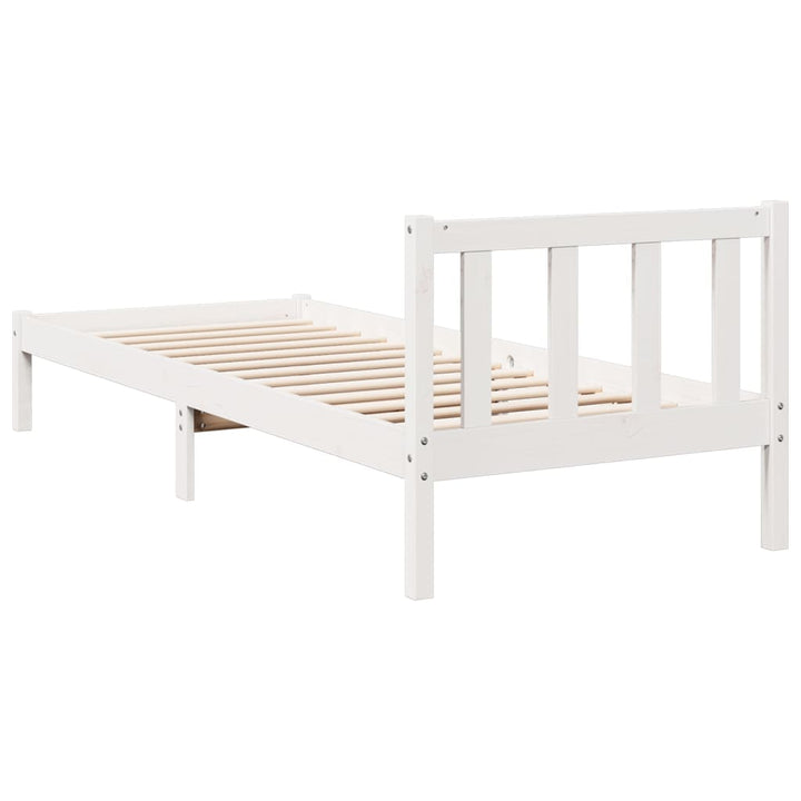 ekstra lang sengeramme uden madras 80x220 cm massivt fyrretræ