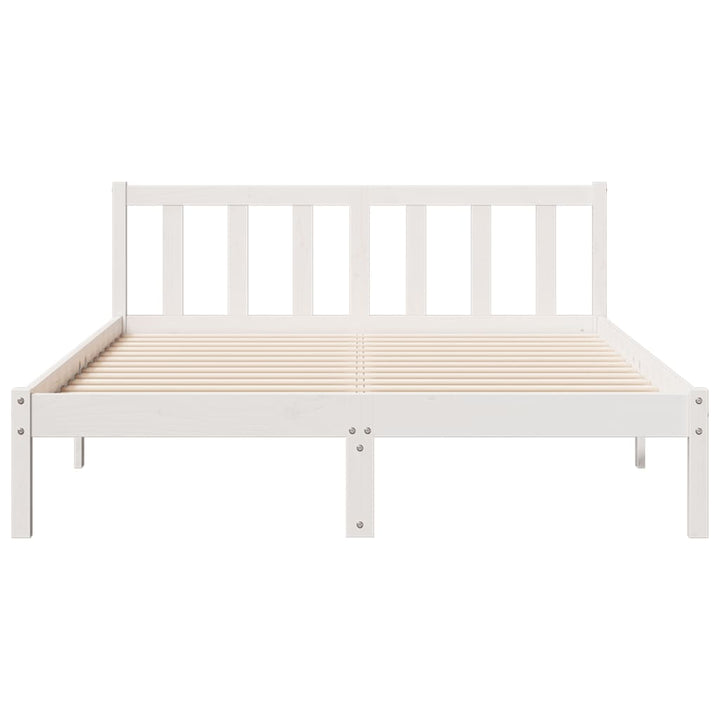 ekstra lang sengeramme uden madras 140x220 cm massivt fyrretræ