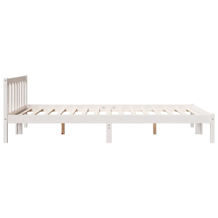 ekstra lang sengeramme uden madras 140x220 cm massivt fyrretræ