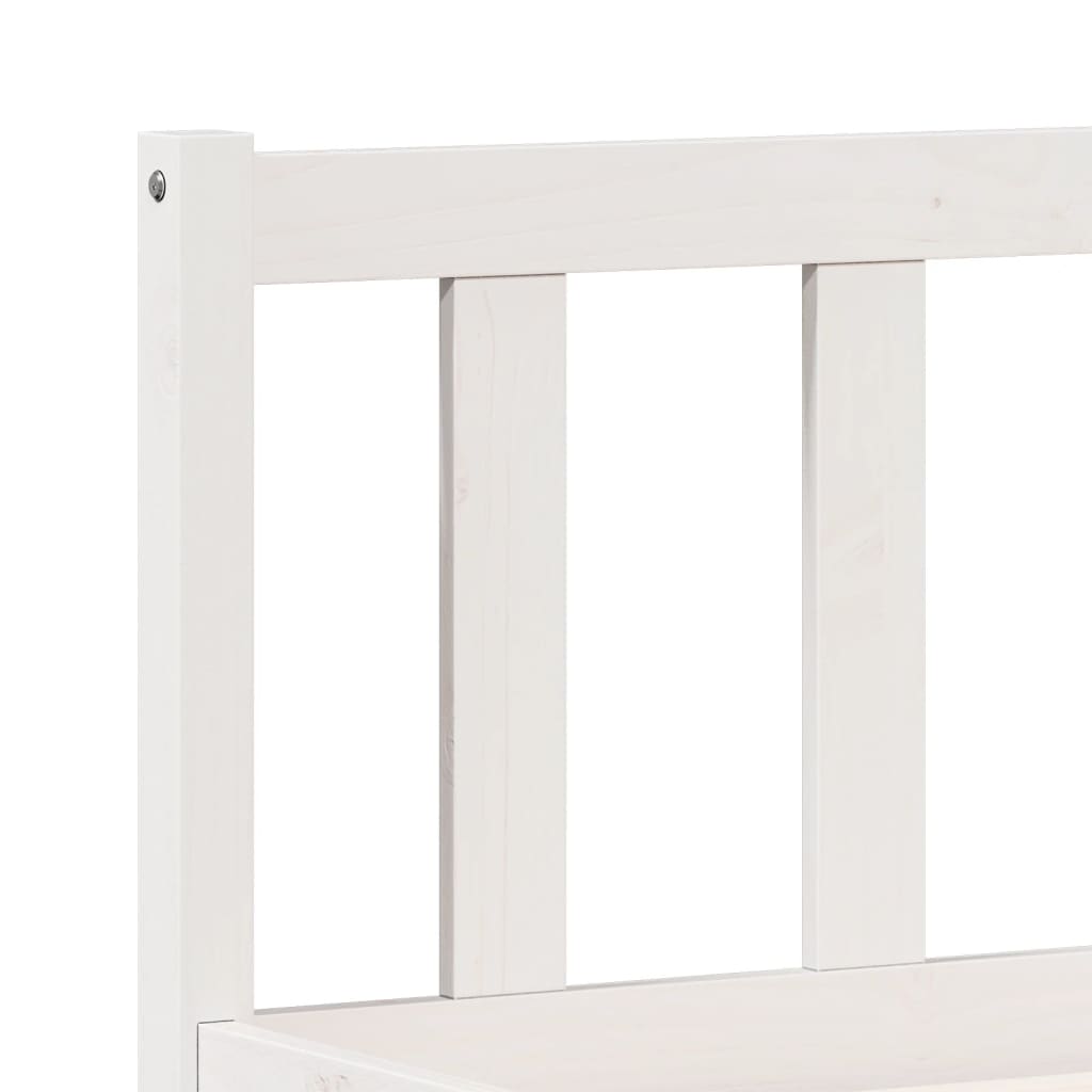 ekstra lang sengeramme uden madras 140x220 cm massivt fyrretræ