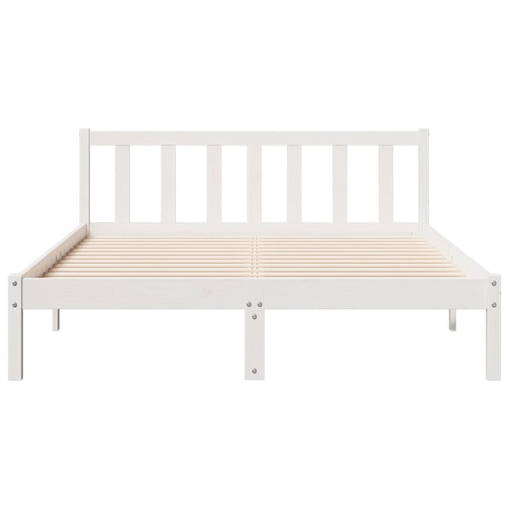 ekstra lang sengeramme uden madras 160x220 cm massivt fyrretræ