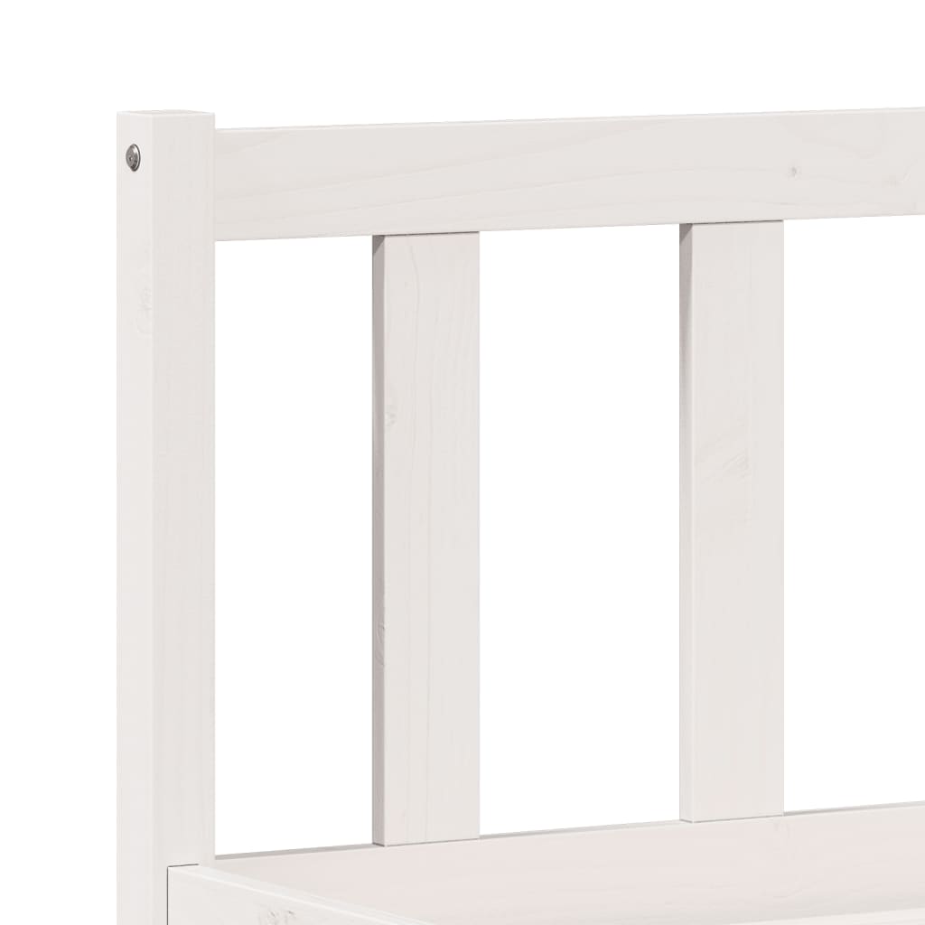 ekstra lang sengeramme uden madras 180x220 cm massivt fyrretræ