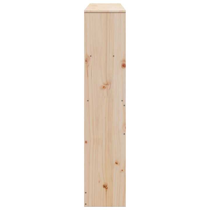 sengegavl med opbevaring 140 cm massivt fyrretræ