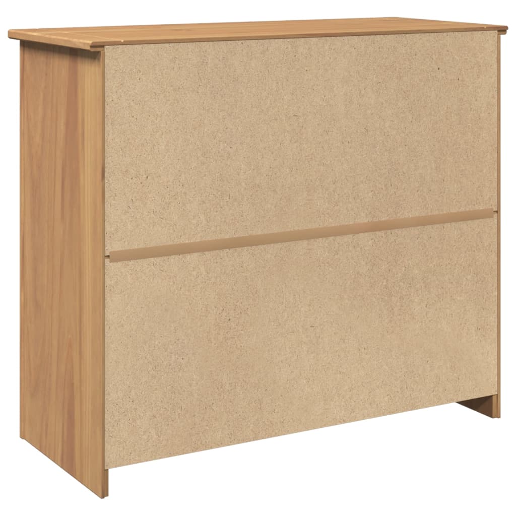 skænk med skuffe PANAMA 93x40x80 cm massivt fyrretræ