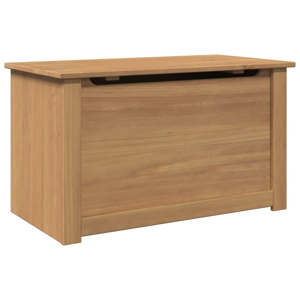 opbevaringskiste med låg PANAMA 79x42x46 cm massivt fyrretræ