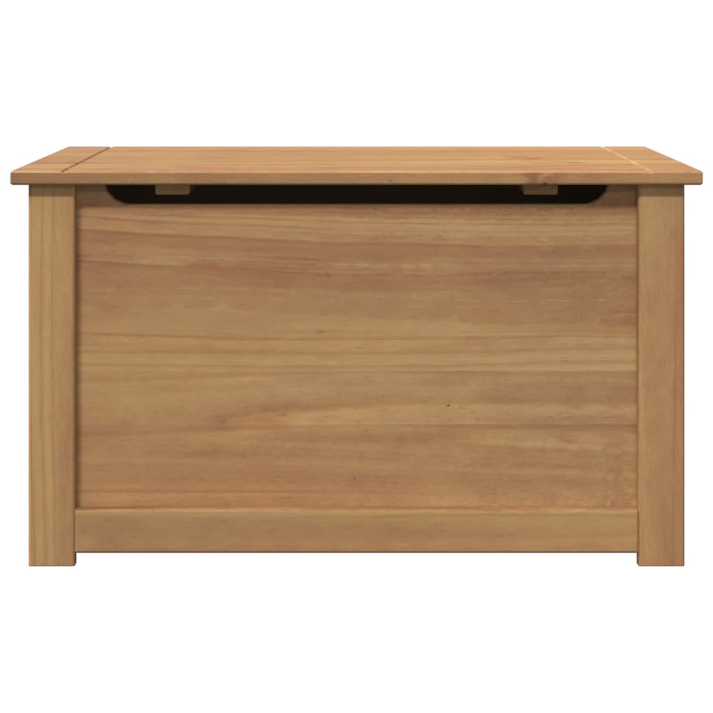 opbevaringskiste med låg PANAMA 79x42x46 cm massivt fyrretræ