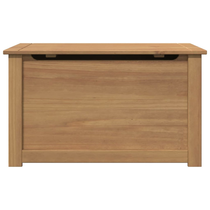 opbevaringskiste med låg PANAMA 79x42x46 cm massivt fyrretræ
