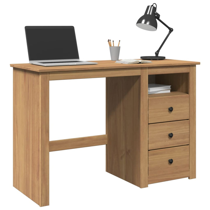 skrivebord PANAMA 112x45x75 cm massivt fyrretræ