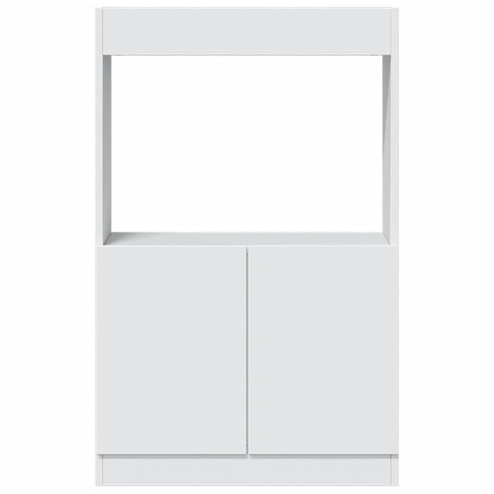 skab 63x33x100 cm konstrueret træ hvid