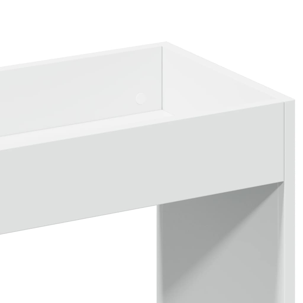 skab 63x33x100 cm konstrueret træ hvid