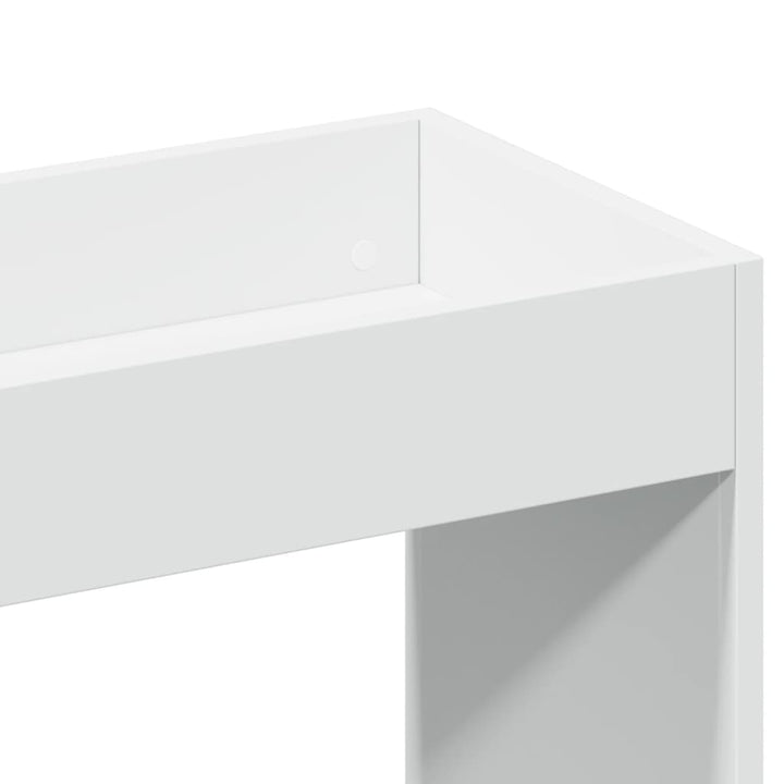skab 63x33x100 cm konstrueret træ hvid