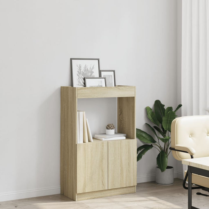 skab 63x33x100 cm konstrueret træ sonoma-eg