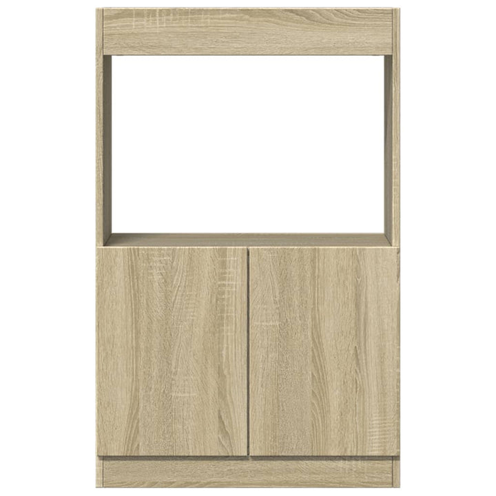 skab 63x33x100 cm konstrueret træ sonoma-eg
