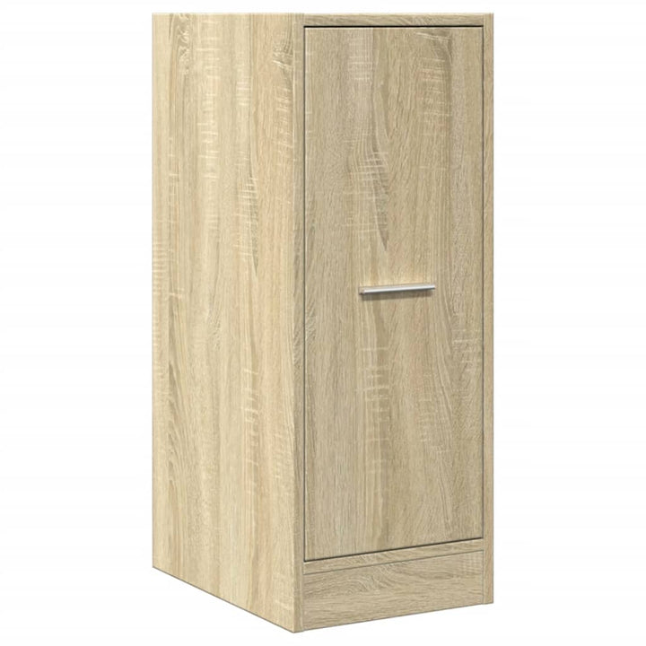 udtræksskab 30x41x77,5 cm konstrueret træ sonoma-eg