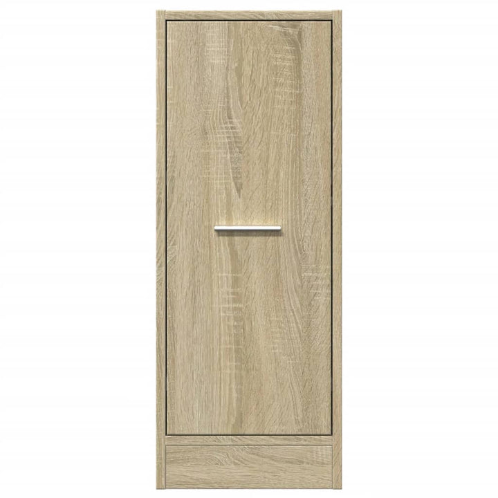 udtræksskab 30x41x77,5 cm konstrueret træ sonoma-eg