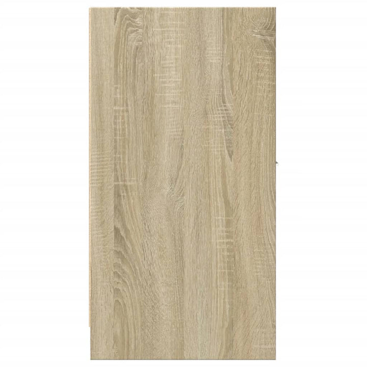udtræksskab 30x41x77,5 cm konstrueret træ sonoma-eg