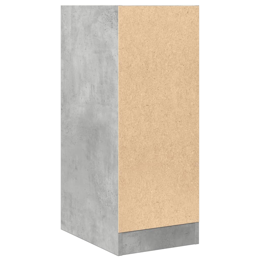 apotekerskab 30x41x77,5 cm konstrueret træ betongrå