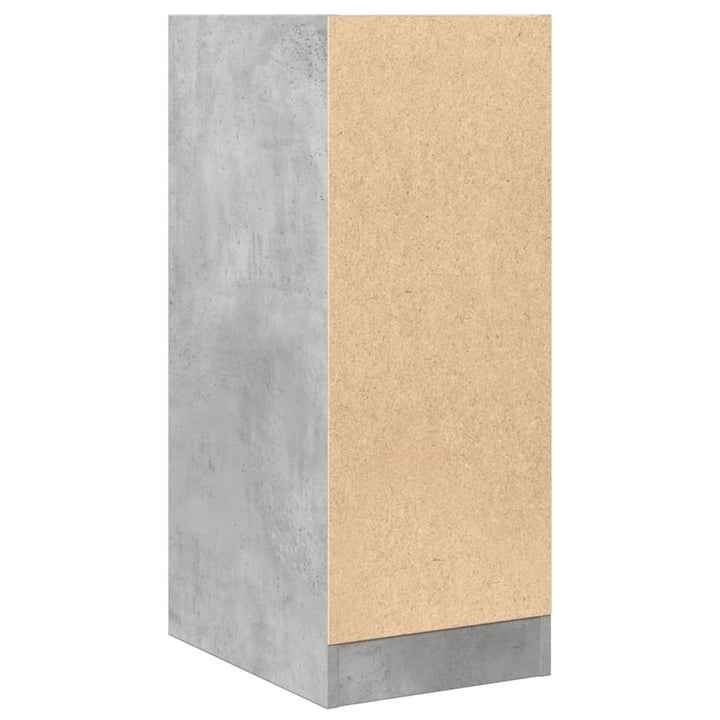 apotekerskab 30x41x77,5 cm konstrueret træ betongrå