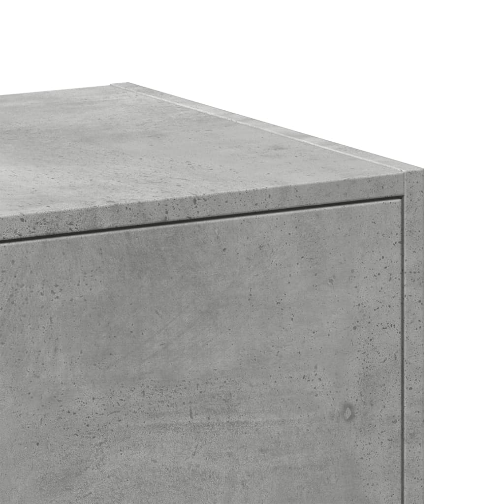 apotekerskab 30x41x77,5 cm konstrueret træ betongrå