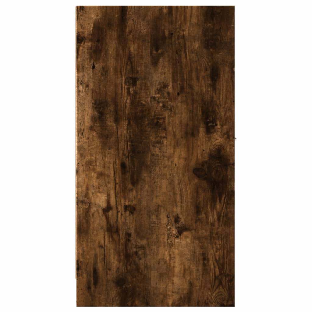 apotekerskab 30x41x77,5 cm konstrueret træ røget egetræsfarve