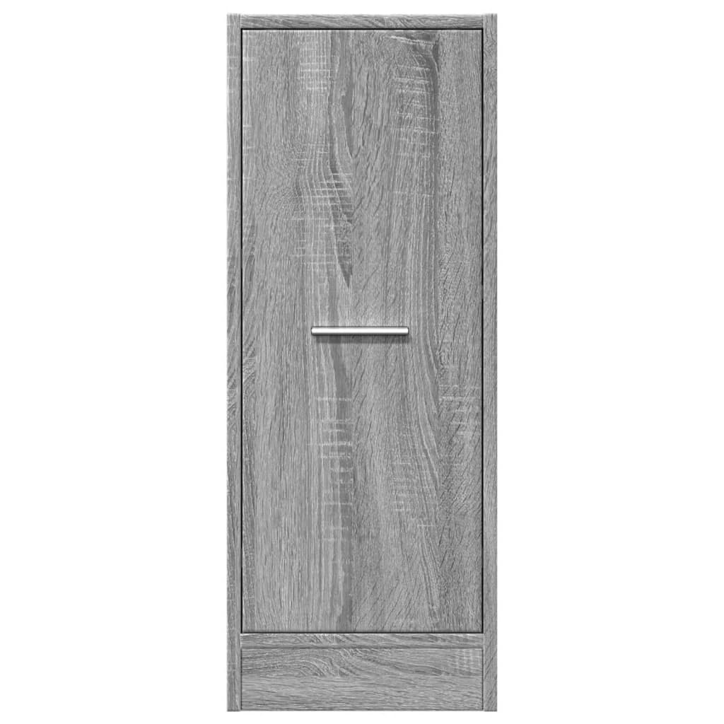 apotekerskab 30x41x77,5 cm konstrueret træ grå sonoma-eg