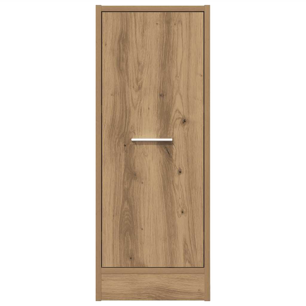apotekerskab 30x41x77,5 cm konstrueret træ egetræsfarve