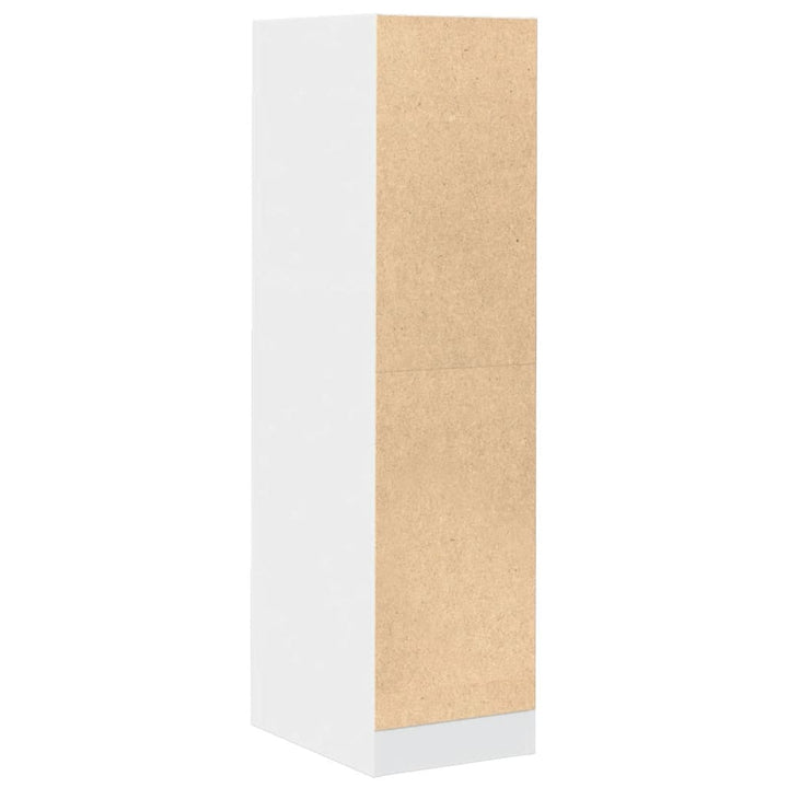 apotekerskab 30x41x118 cm konstrueret træ hvid