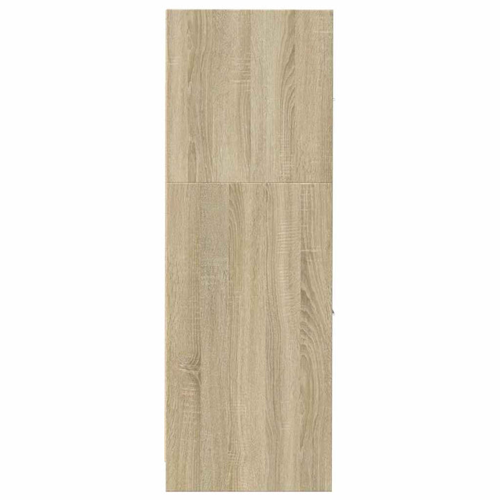 udtræksskab 30x41x118 cm konstrueret træ sonoma-eg