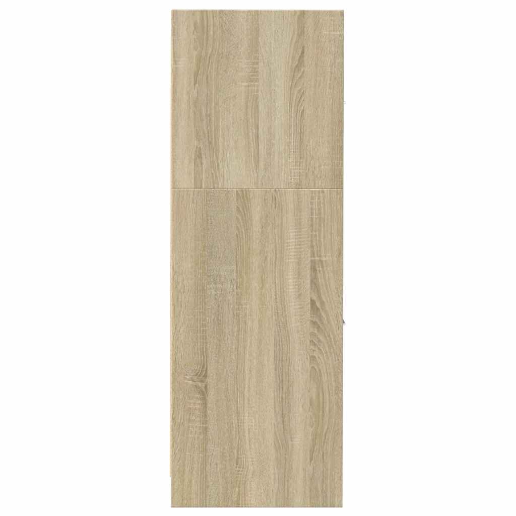 udtræksskab 30x41x118 cm konstrueret træ sonoma-eg