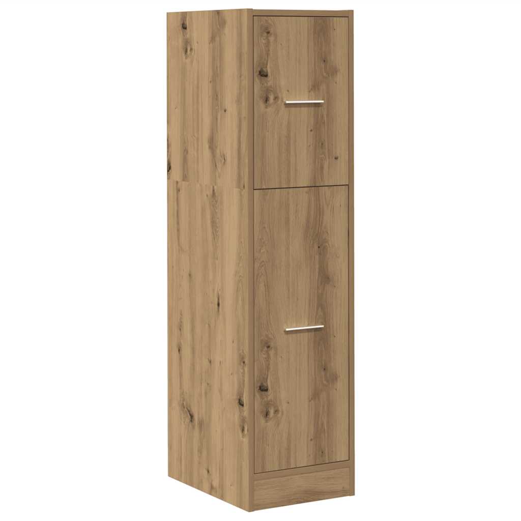 apotekerskab 30x41x118 cm konstrueret træ sonoma-eg